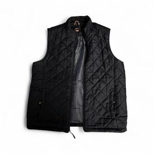 Hawke & Co Men's Black Quilted Vest